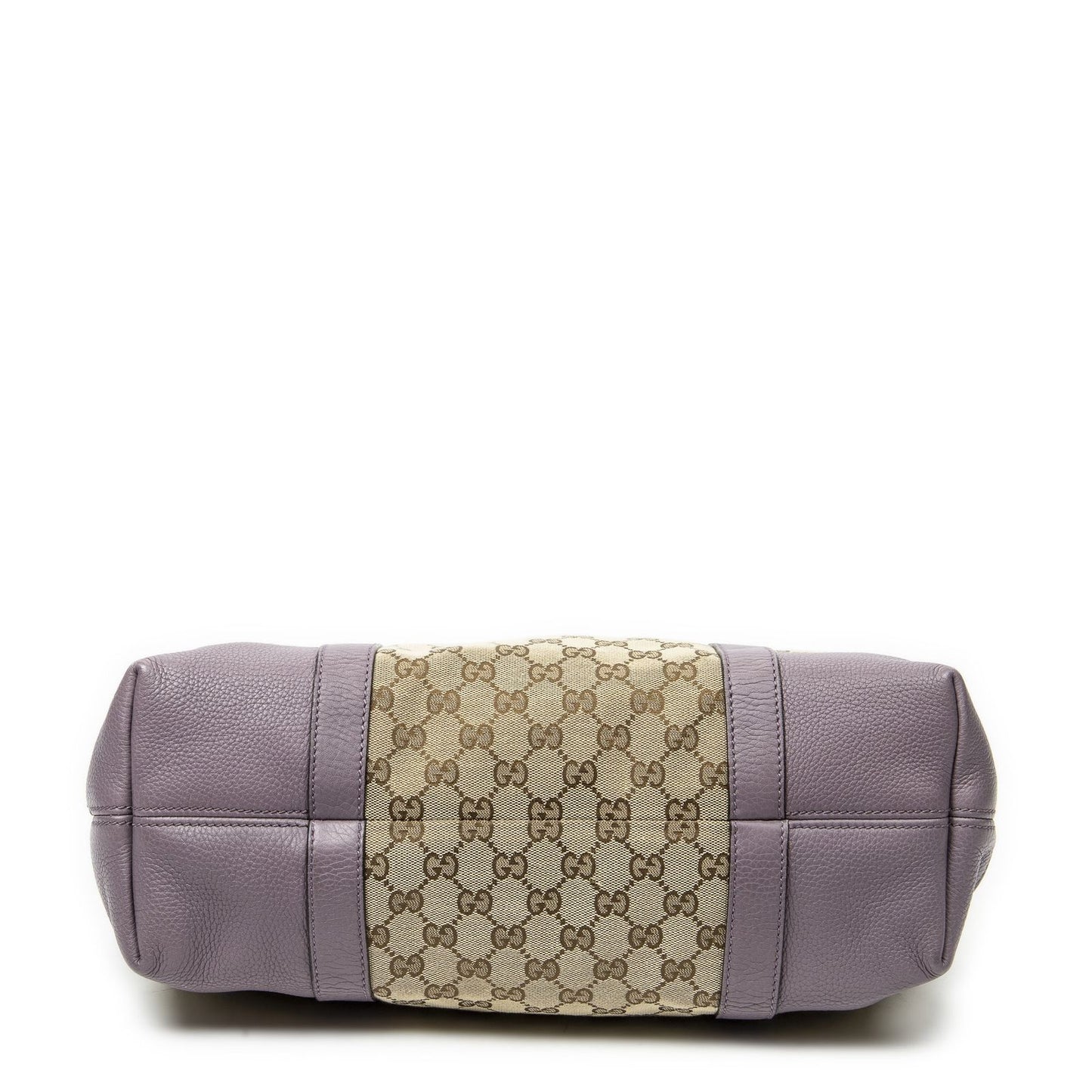 Gucci Miss GG Tote Beige Purple Canvas — view 6