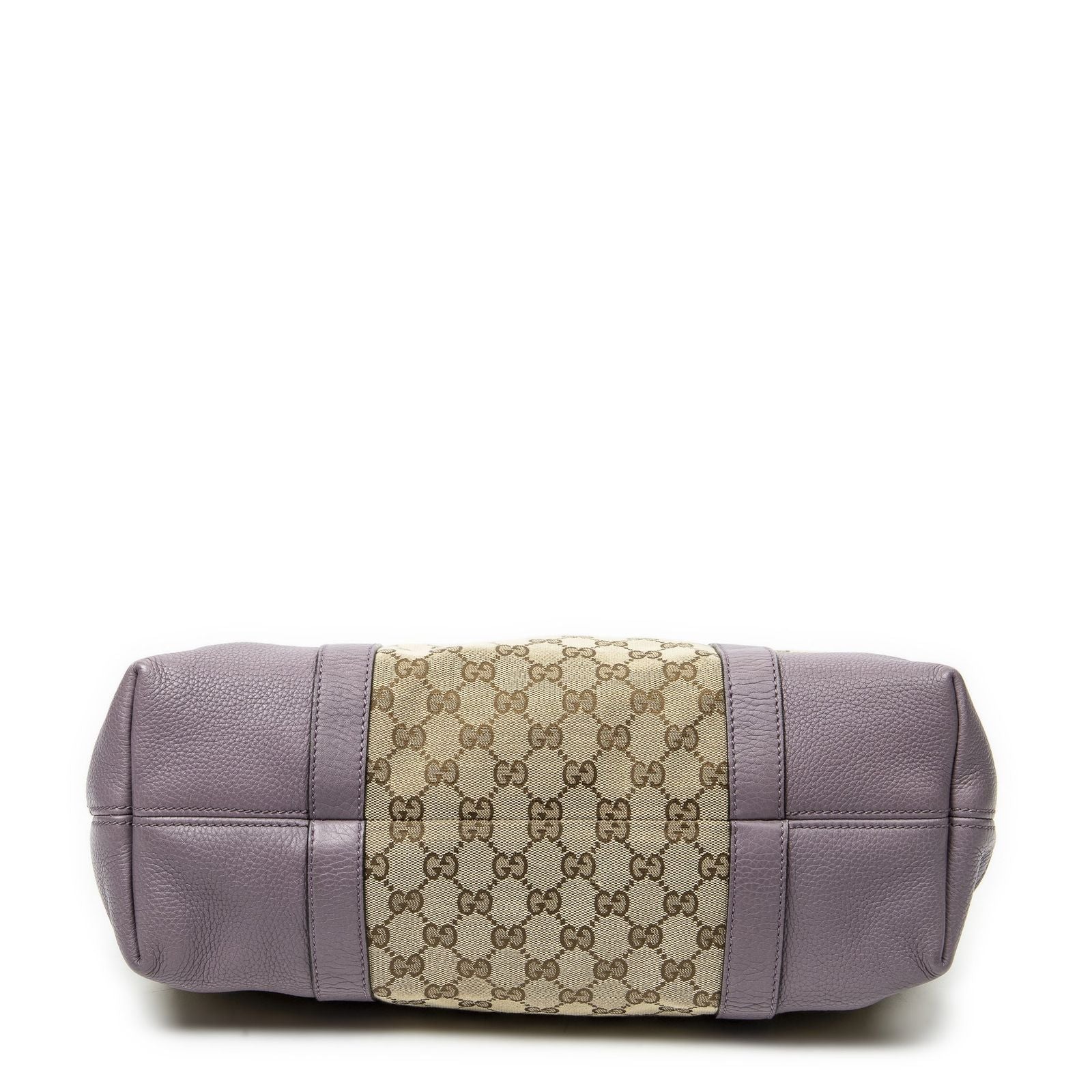 Gucci Miss GG Tote Beige Purple Canvas — view 6