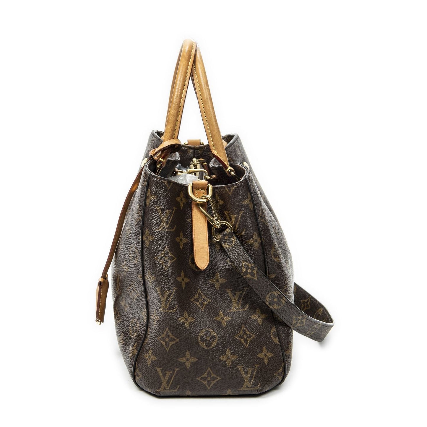 Louis Vuitton Montaigne Brown Monogram Canvas Messenger Bag — view 3