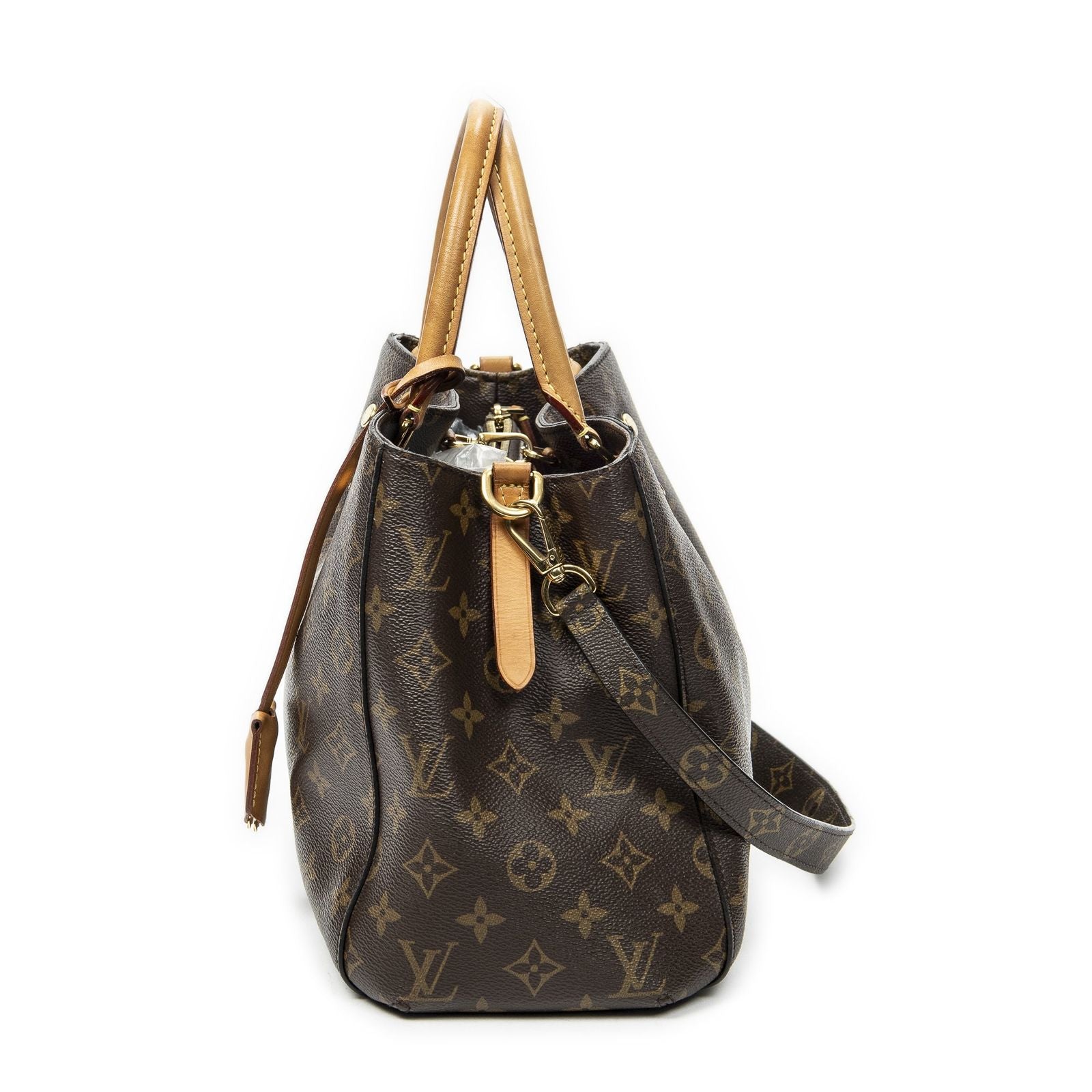 Louis Vuitton Montaigne Brown Monogram Canvas Messenger Bag — view 3