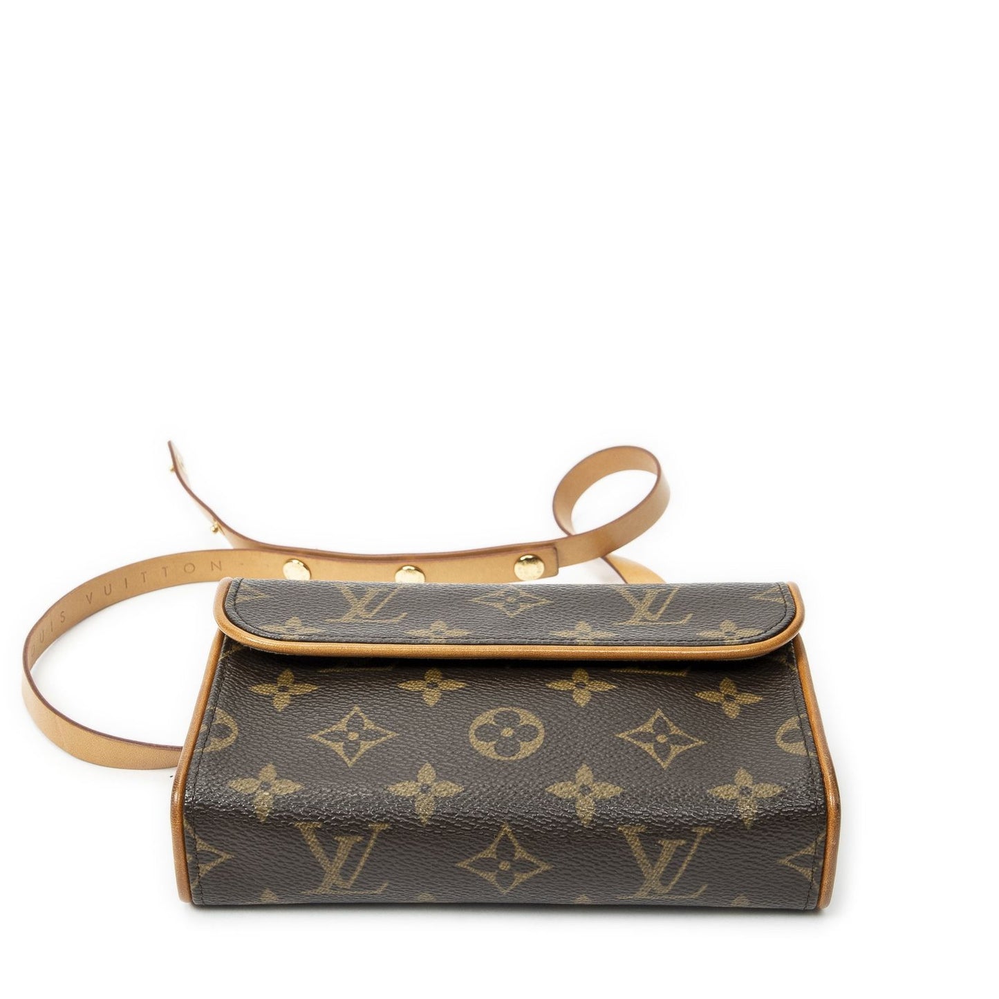 Louis Vuitton Pochette Florentine Brown Monogram Canvas Handbag — view 3