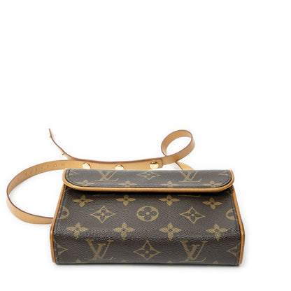 Louis Vuitton Pochette Florentine Brown Monogram Canvas Handbag — view 3