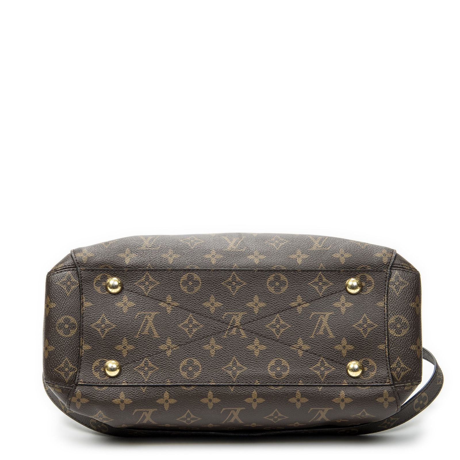 Louis Vuitton Montaigne Brown Monogram Canvas Messenger Bag — view 6