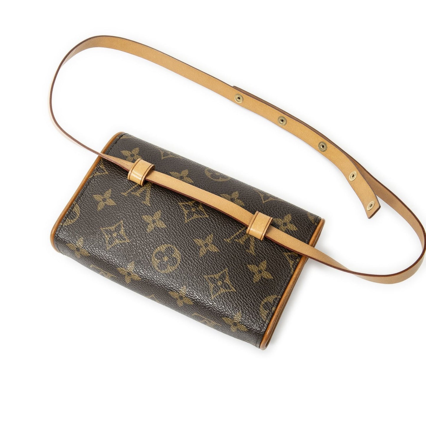 Louis Vuitton Pochette Florentine Brown Monogram Canvas Handbag — view 2