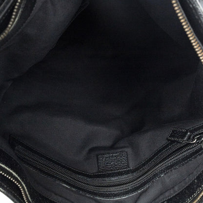 Gucci Web Buckle Vertical Tote Black GG Canvas — view 9