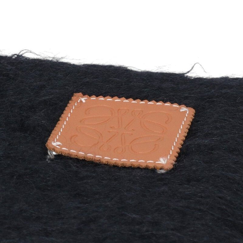 Loewe Logo Patch Mohair Scarf — view 3