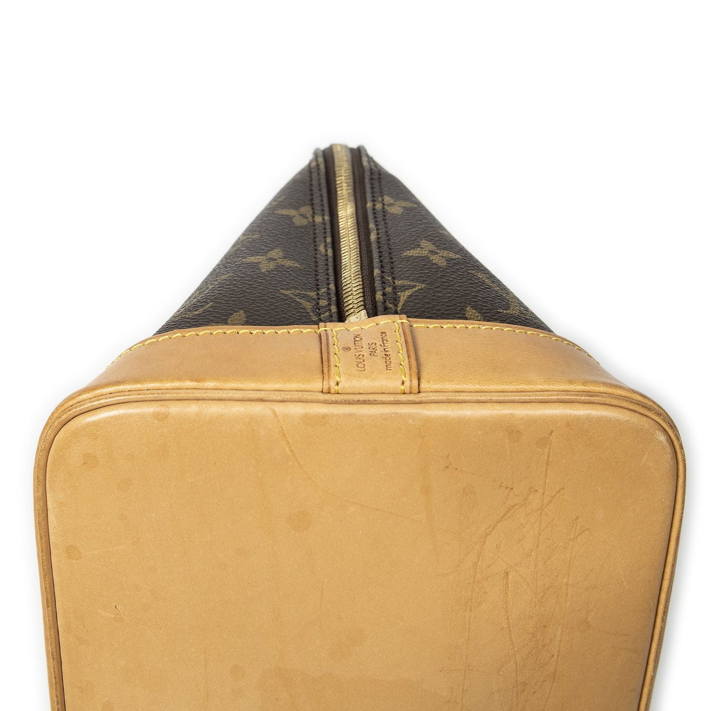 Louis Vuitton Alma Brown Monogram Canvas Handbag — view 7