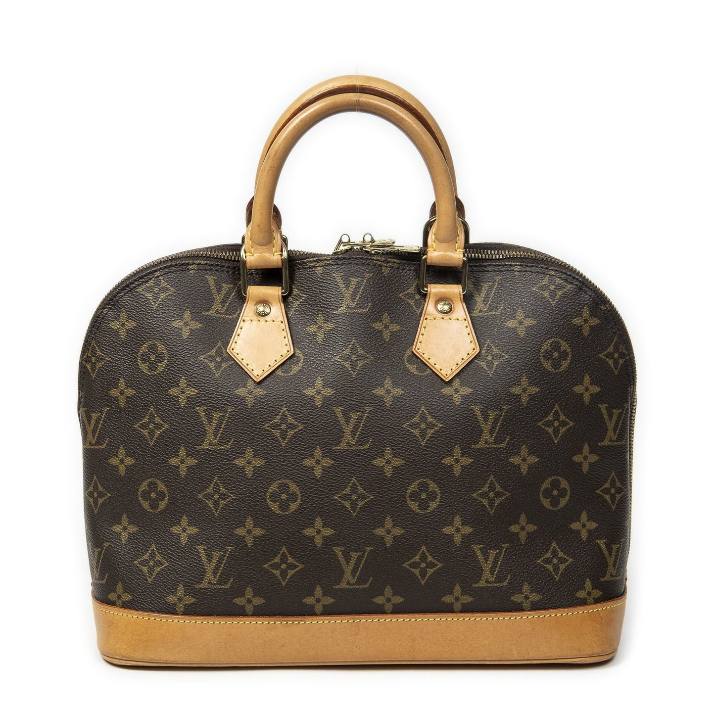 Louis Vuitton Alma Brown Monogram Canvas Handbag