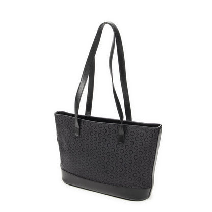 Celine Vintage Shopping Tote Black C Macadam Canvas — view 2