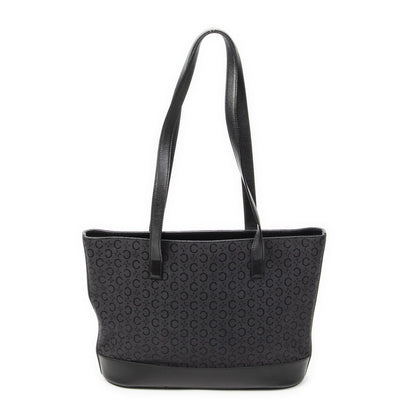 Celine Vintage Shopping Tote Black C Macadam Canvas