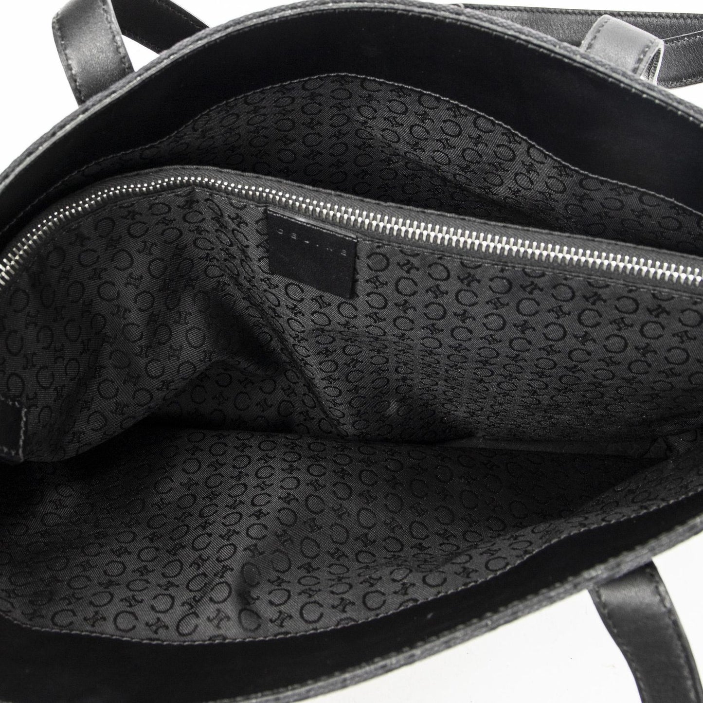Celine Vintage Shopping Tote Black C Macadam Canvas — view 9