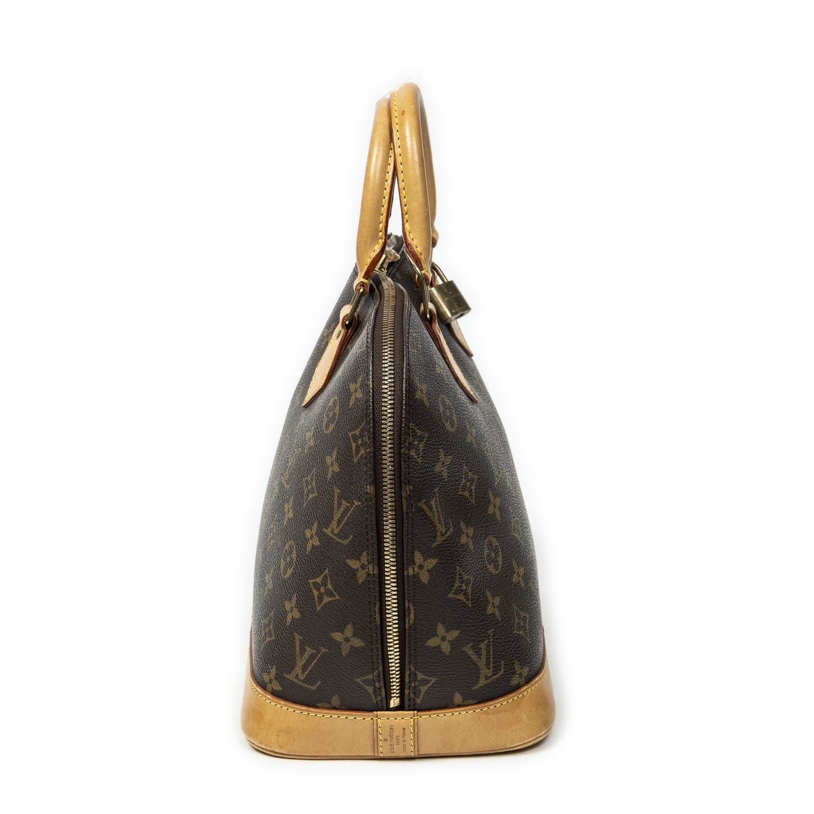 Louis Vuitton Alma Brown Monogram Canvas Handbag — view 4