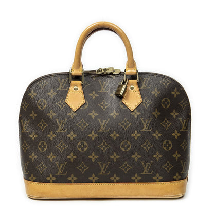 Louis Vuitton Alma Brown Monogram Canvas Handbag