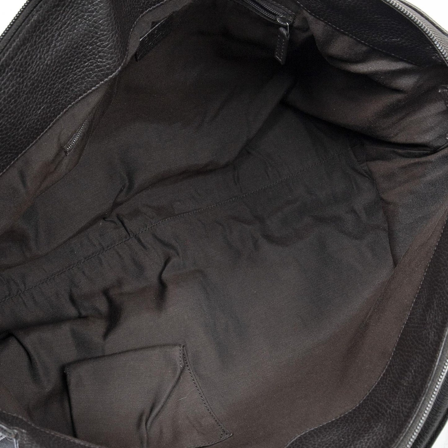 Gucci Large Abbey D Ring Tote Dark Brown GG Denim Canvas — view 9