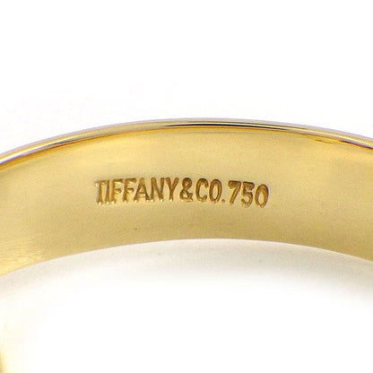 Tiffany & Co Ring Stacking Band Square Cut Ruby 18k Yellow Gold — view 3