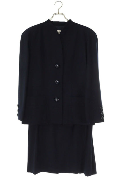 Dior 3 Button Collar Jacket Skirt Set JK
