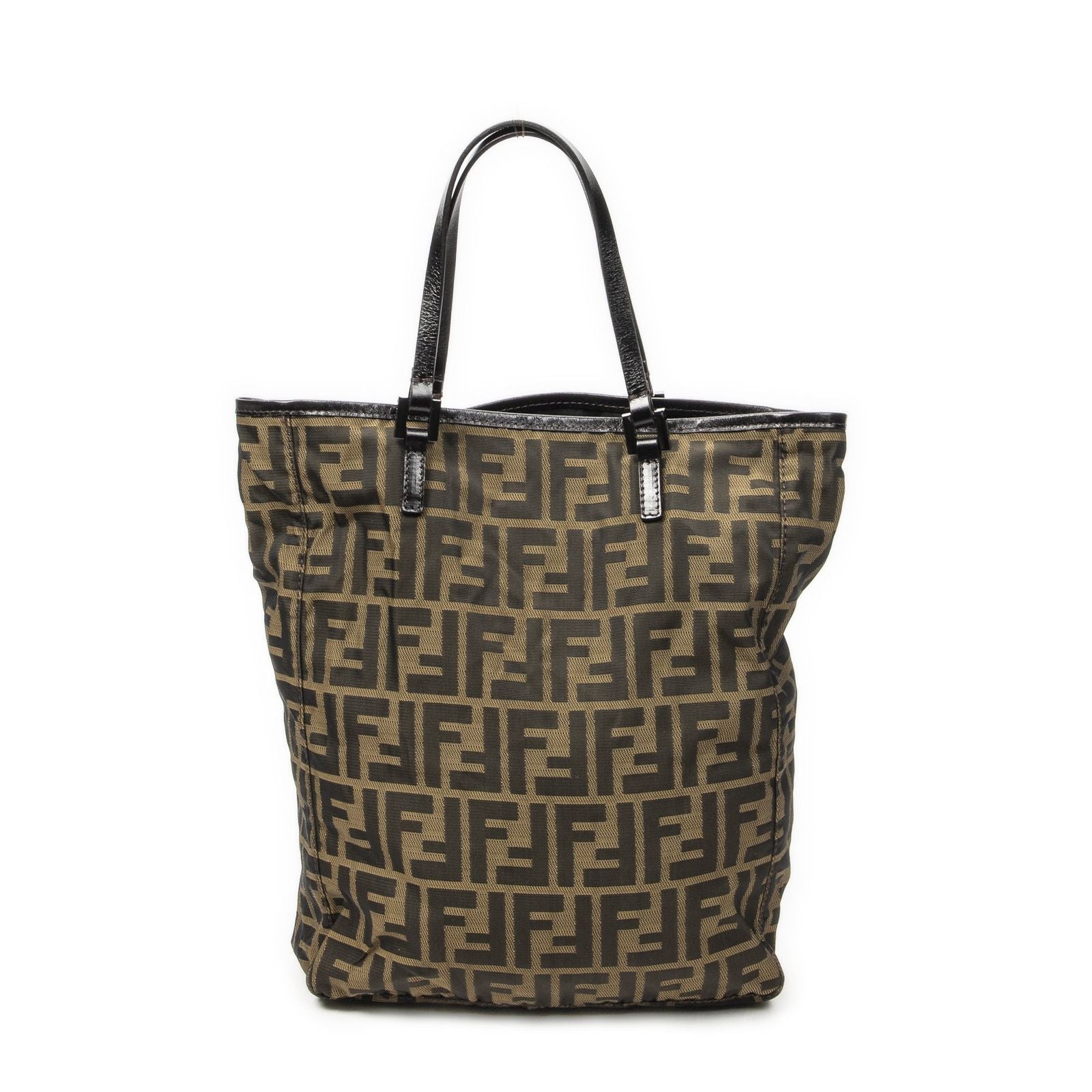 Fendi Vertical Tote Tan