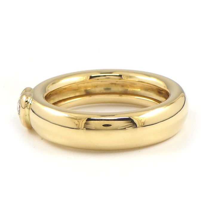 Tiffany & Co Ring Friendship Heart Point Diamond 18k Yellow Gold — view 2