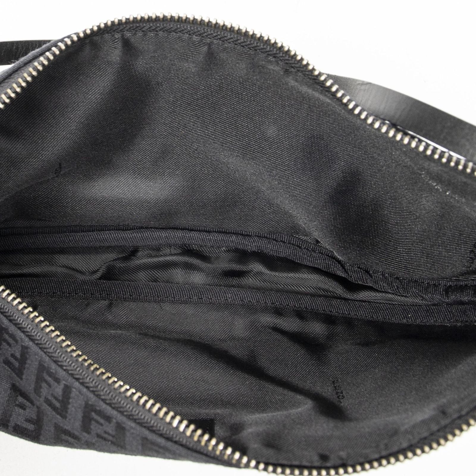 Fendi Pouch Black Zucchino Canvas — view 9