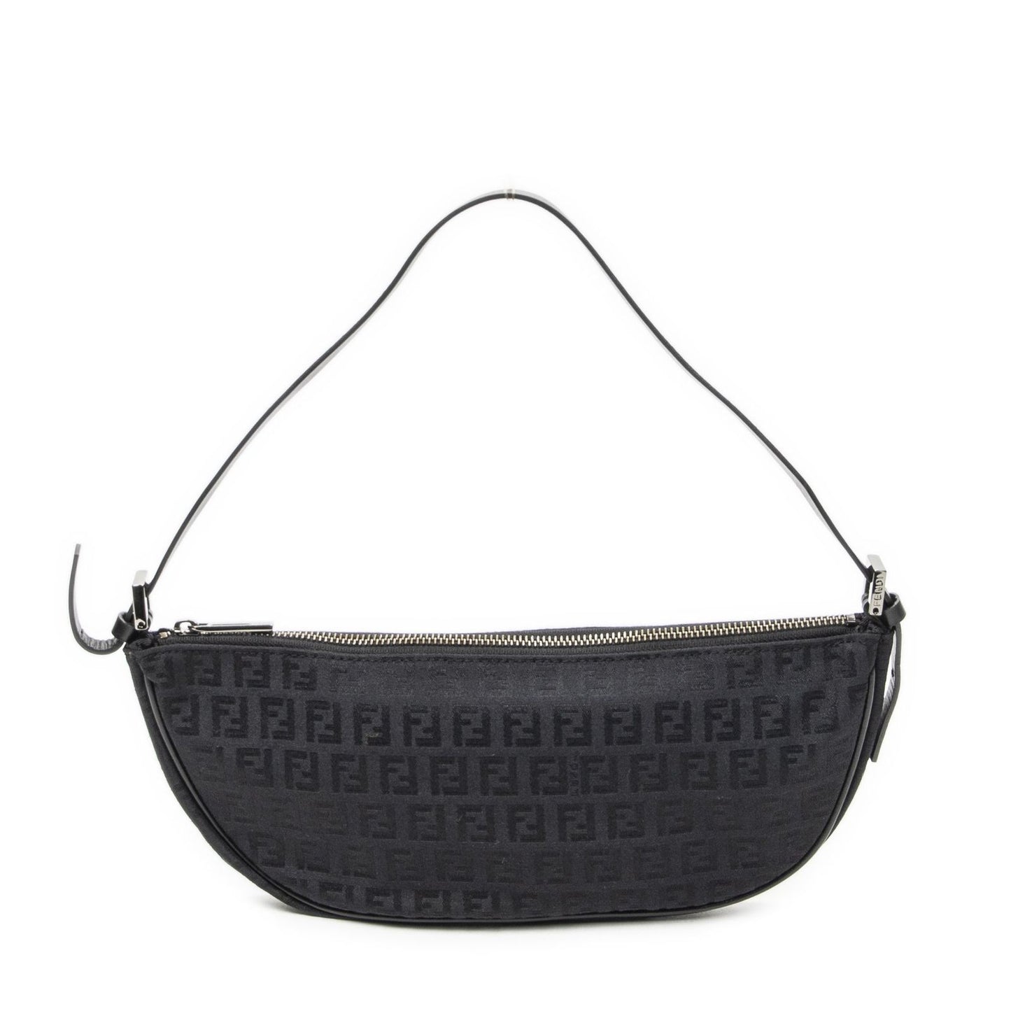 Fendi Pouch Black Zucchino Canvas