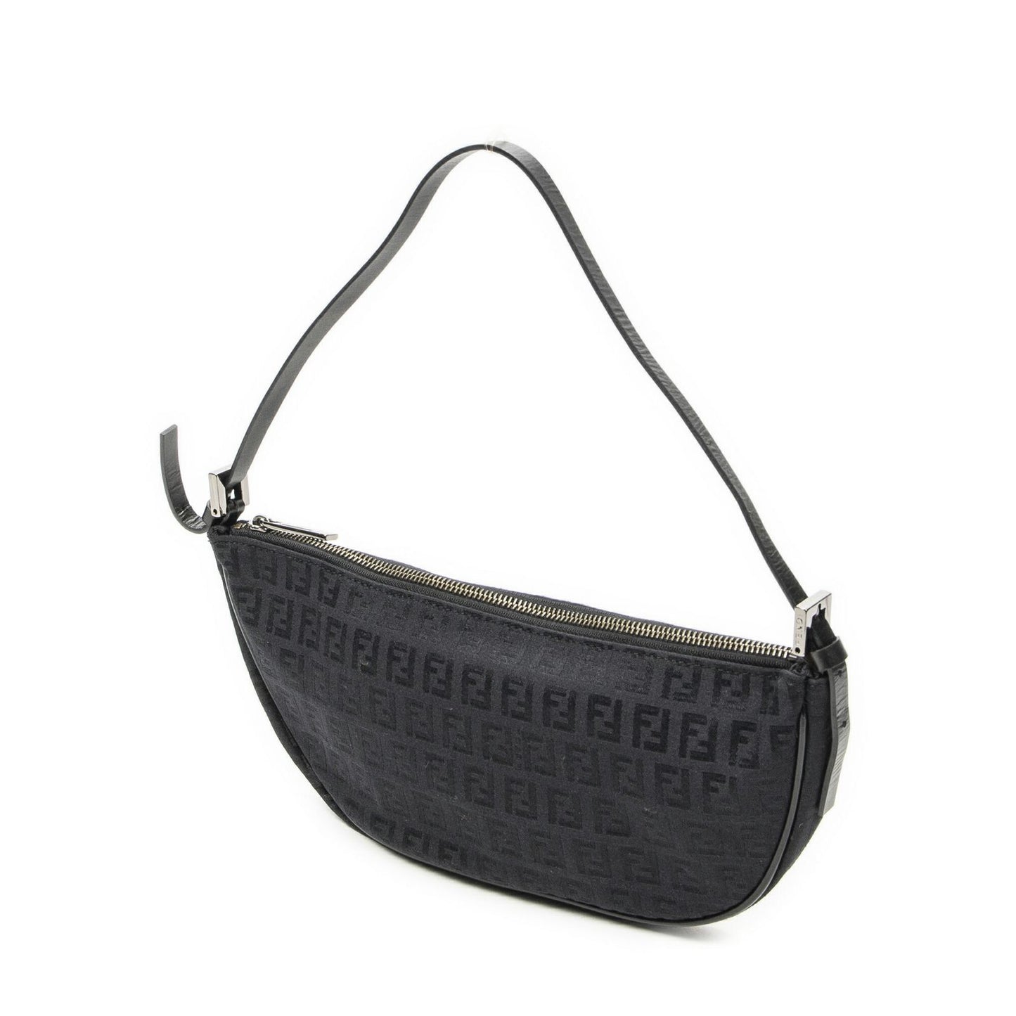 Fendi Pouch Black Zucchino Canvas — view 2