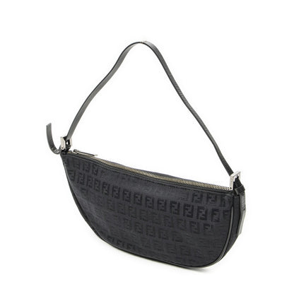 Fendi Pouch Black Zucchino Canvas — view 2
