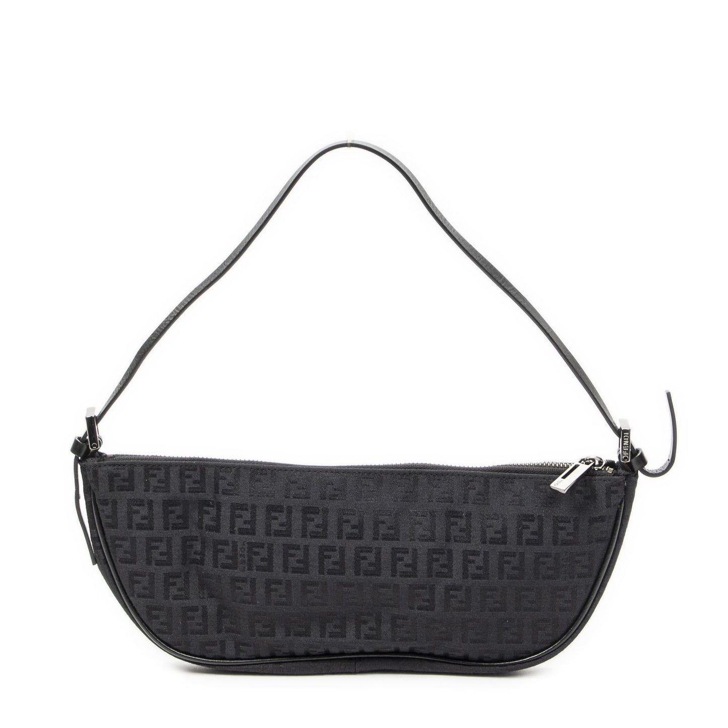 Fendi Pouch Black Zucchino Canvas — view 5