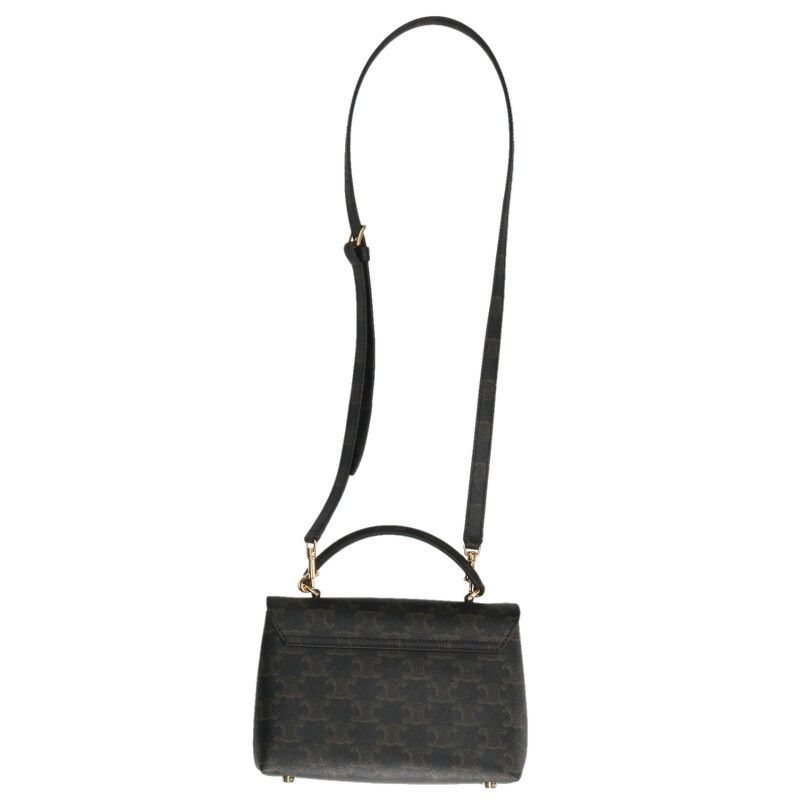 Celine Teen Nino Triomphe Canvas Shoulder Bag — view 2