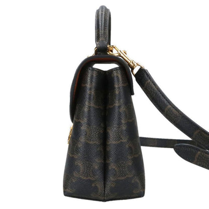 Celine Teen Nino Triomphe Canvas Shoulder Bag — view 5