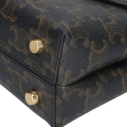 Celine Teen Nino Triomphe Canvas Shoulder Bag — view 4