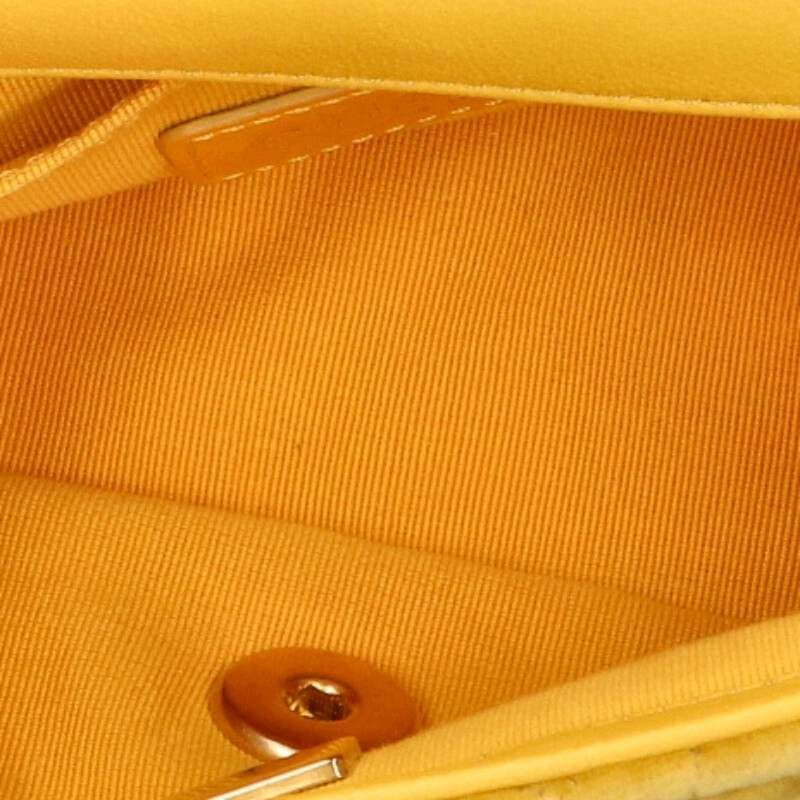 Chanel Camellia Velvet Chain Shoulder Bag — view 3