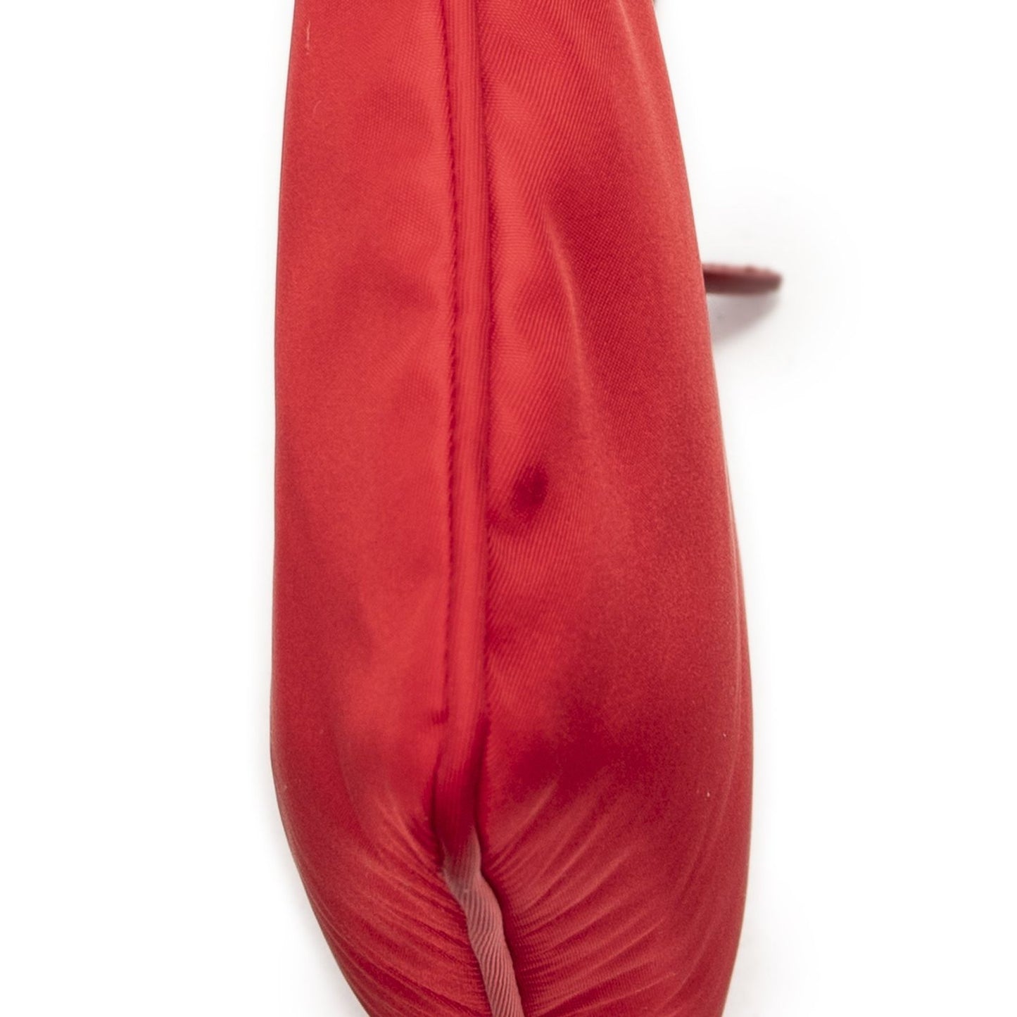 Prada Flap Clutch Red Nylon Canvas — view 8