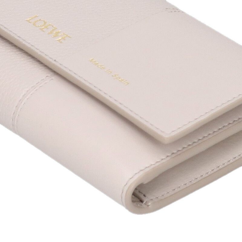 Loewe Vertical Wallet Small Slim Scarf &gray Necklace Trifold — view 4