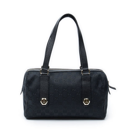 Gucci Cha Boston Black GG Canvas Messenger Bag — view 5