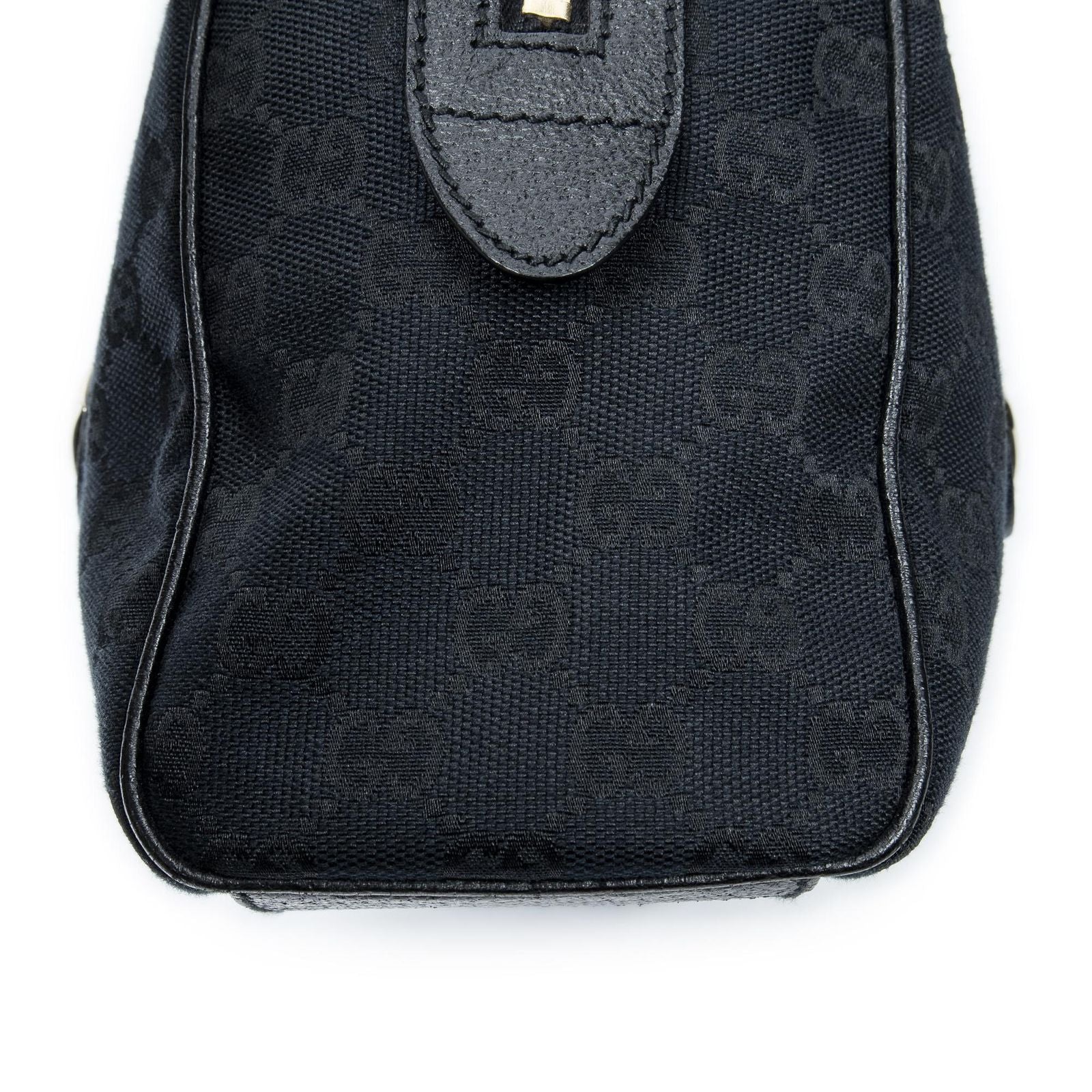 Gucci Cha Boston Black GG Canvas Messenger Bag — view 7