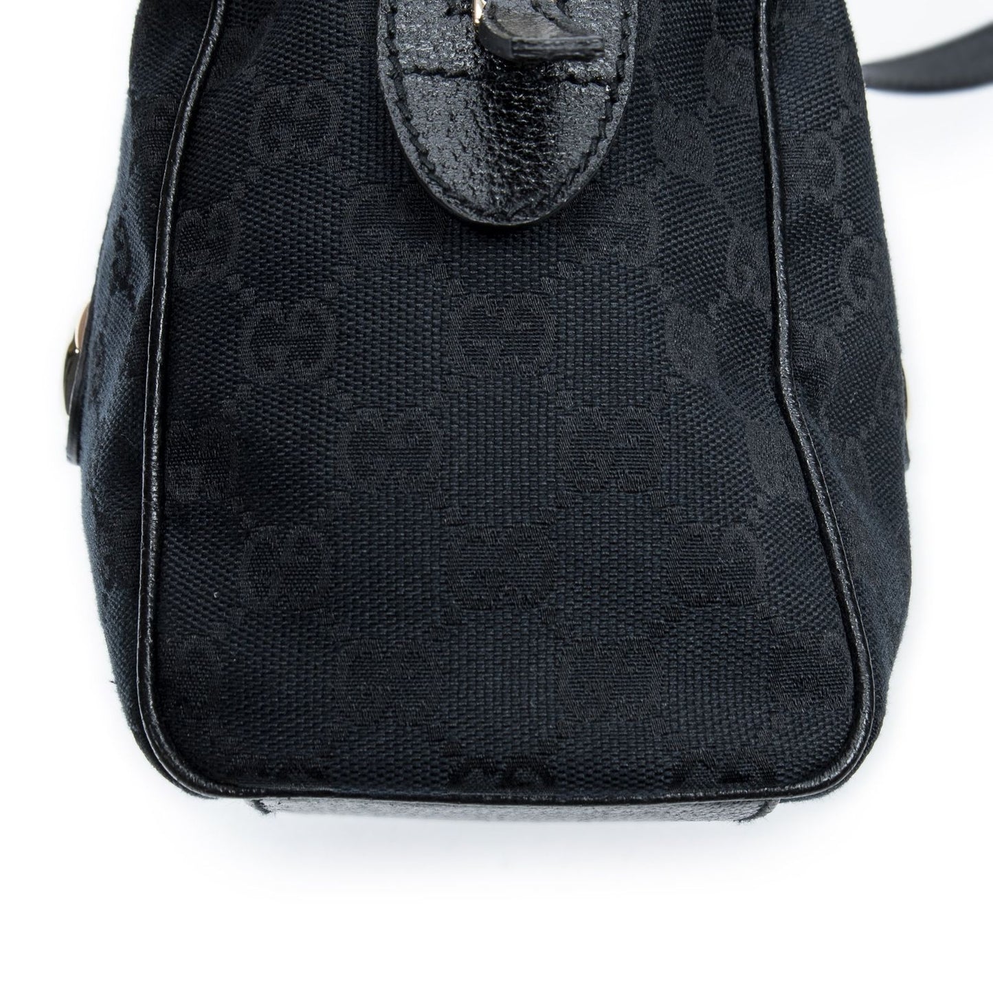 Gucci Cha Boston Black GG Canvas Messenger Bag — view 8