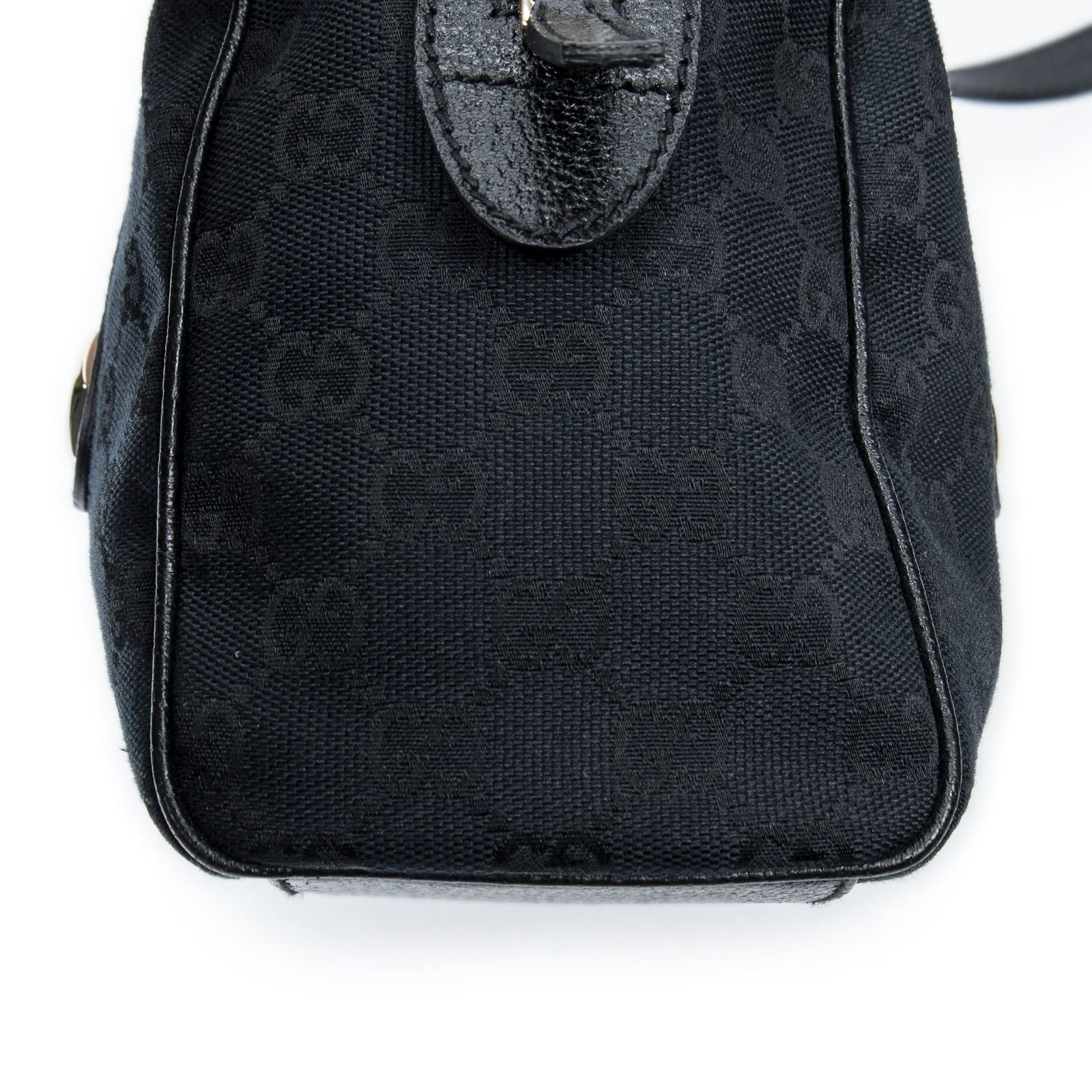 Gucci Cha Boston Black GG Canvas Messenger Bag — view 8