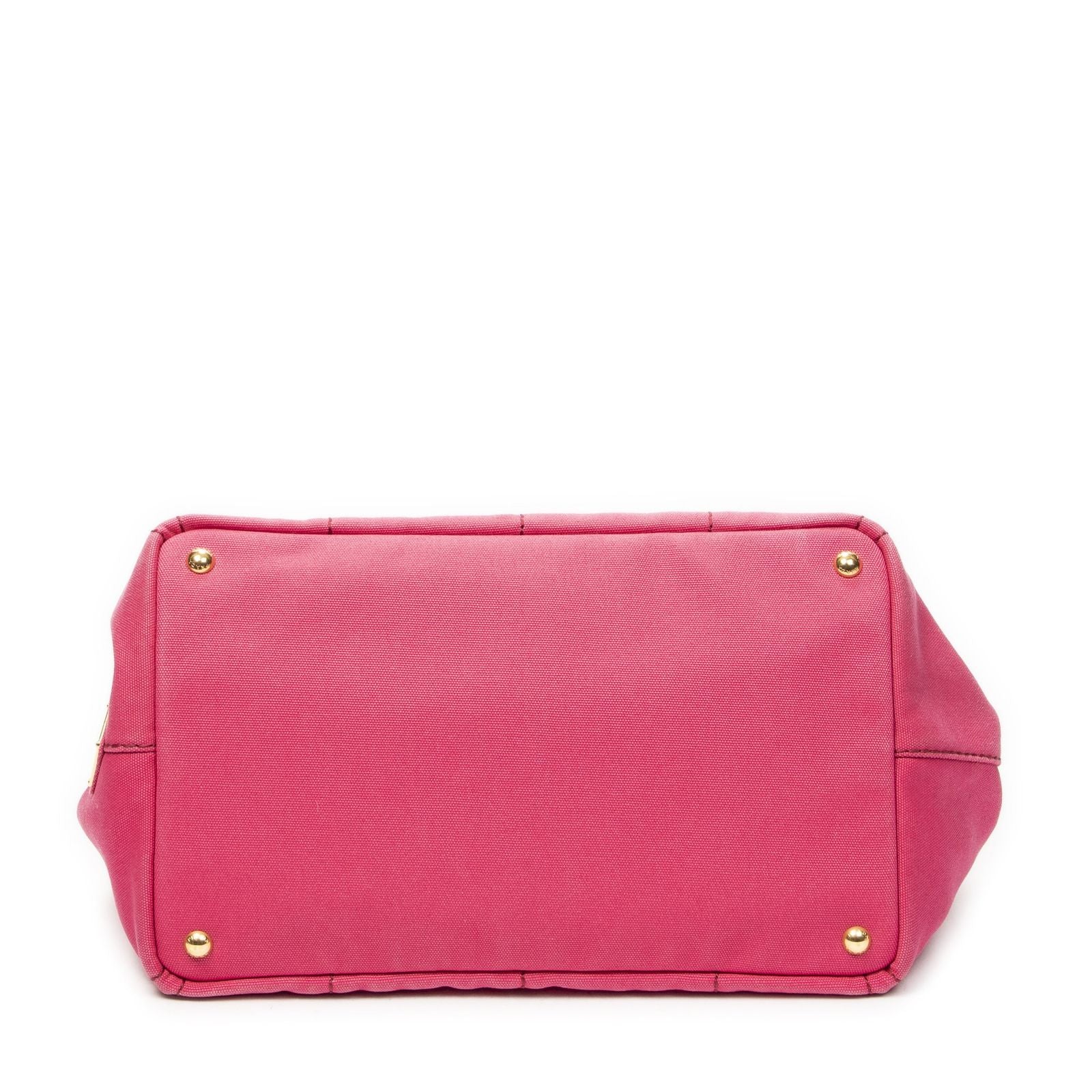 Prada Canapa Tote Fuchsia Pink Canvas — view 6