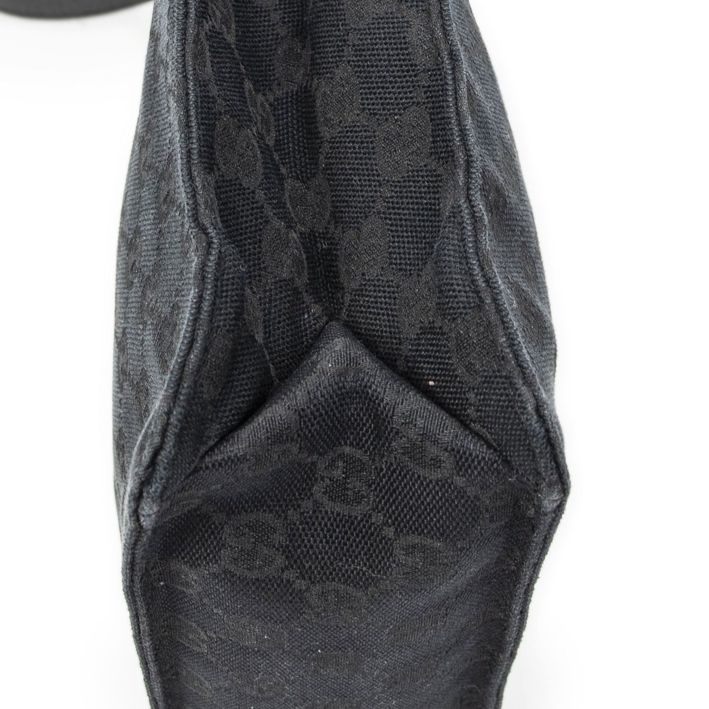 Gucci Eclipse Crossbody Shoulder Bag Black GG Canvas — view 7