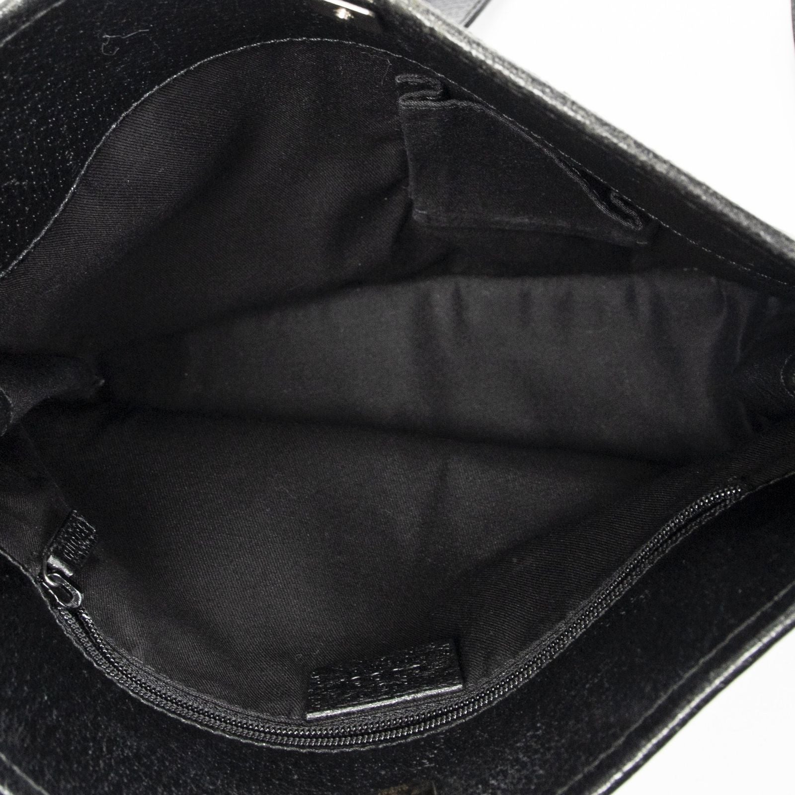 Gucci Eclipse Crossbody Shoulder Bag Black GG Canvas — view 9