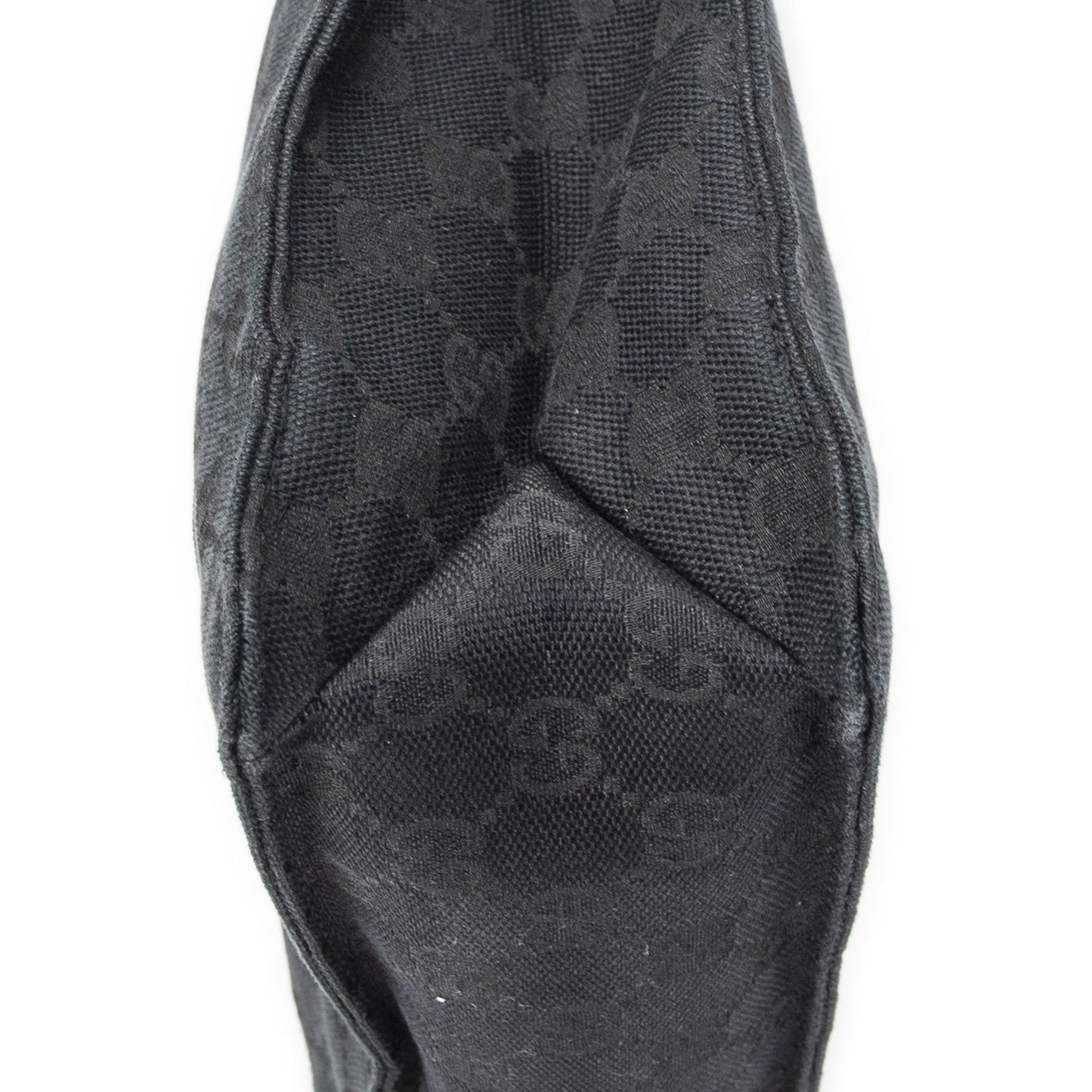 Gucci Eclipse Crossbody Shoulder Bag Black GG Canvas — view 8