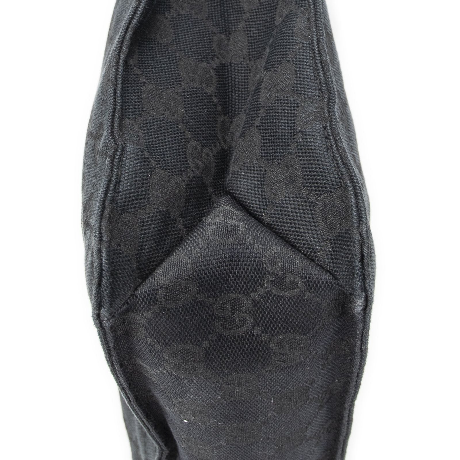 Gucci Eclipse Crossbody Shoulder Bag Black GG Canvas — view 8