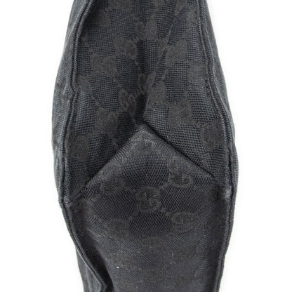 Gucci Eclipse Crossbody Shoulder Bag Black GG Canvas — view 8