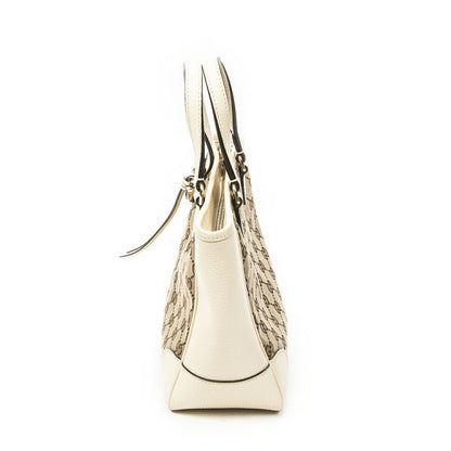 Gucci Small Bree Tote Ivory Beige GG Canvas — view 3