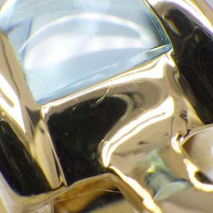 Tiffany & Co Ring Sugar Stack Cabochon Cut Blue Topaz 18k Yellow Gold — view 5
