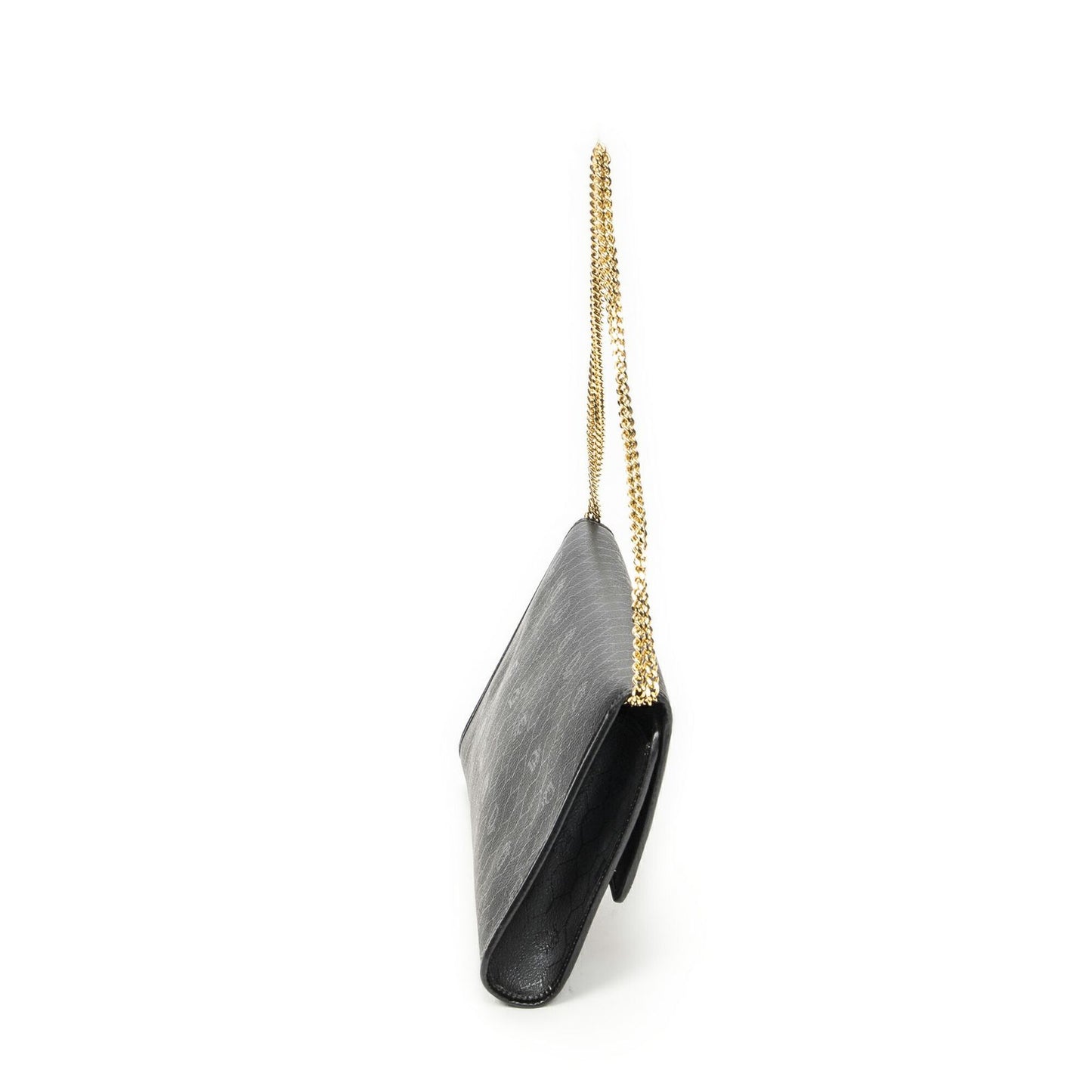 Dior Vintage Flap Clutch Black Honeycomb Canvas — view 4