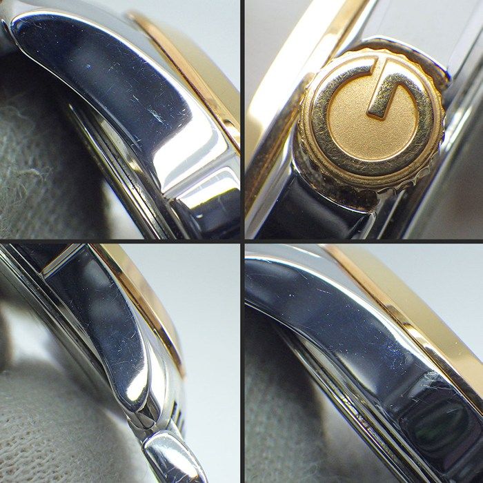Gucci Watch Timeless 126.5 Date Luminous Hand GG Pattern Pink Shell Dial SS — view 6