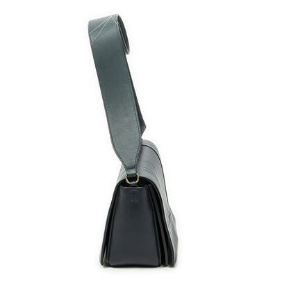 Celine Frame Cross Belt Bag Navy Dark Green Calfskin Leather — view 4