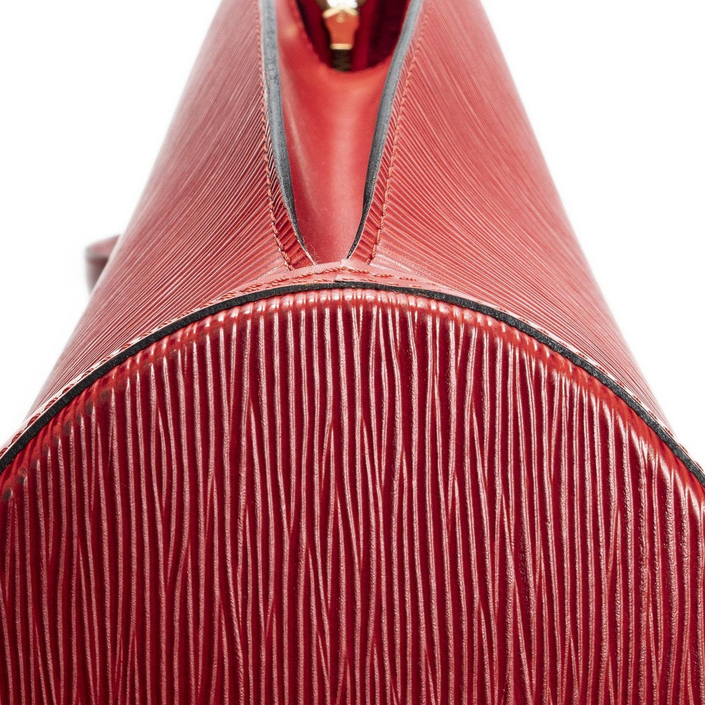 Louis Vuitton Saint Jacques Shopping Red Epi Messenger Bag — view 8