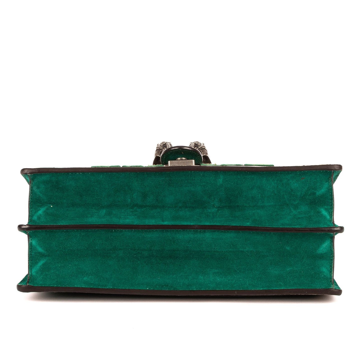 Gucci Dionysus Modern Sequin & Floral Embroidery Beige Green GG Supreme Canvas — view 6
